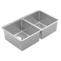 MOEN GS18259B Prep 32" Undermount Double Bowl Sink - Stainless