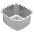 MOEN GS18463 Prep 16.5" Undermount Single Bowl Sink - Stainless