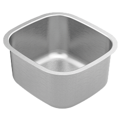 MOEN GS18463 Prep 16.5" Undermount Single Bowl Sink - Stainless