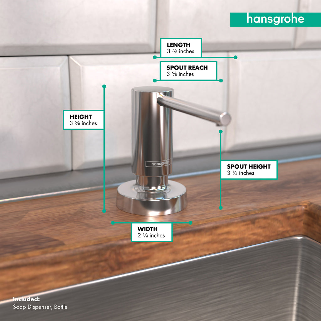 HANSGROHE 40448001 Talis Soap Dispenser - Chrome