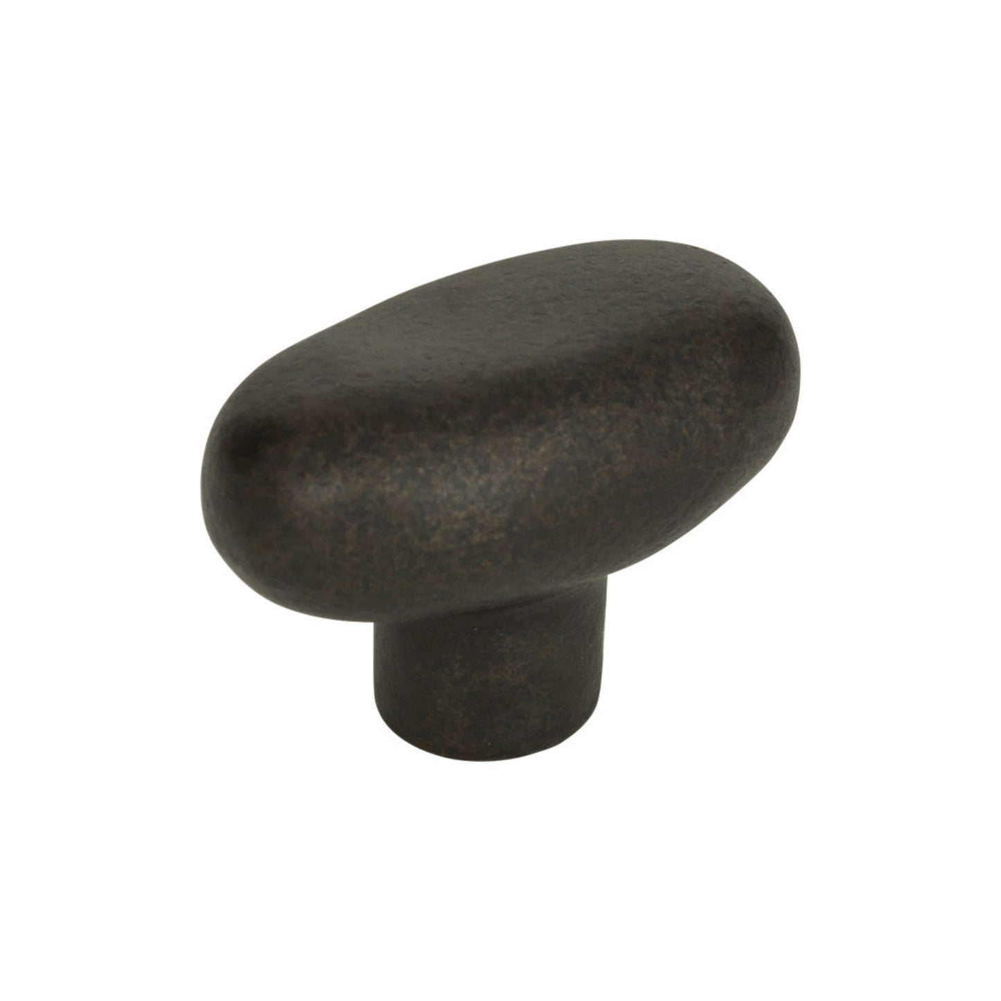 ATLAS 332-ORB Distressed 1 11/16" Length Oval Knob - Oil Rubbed Bronze