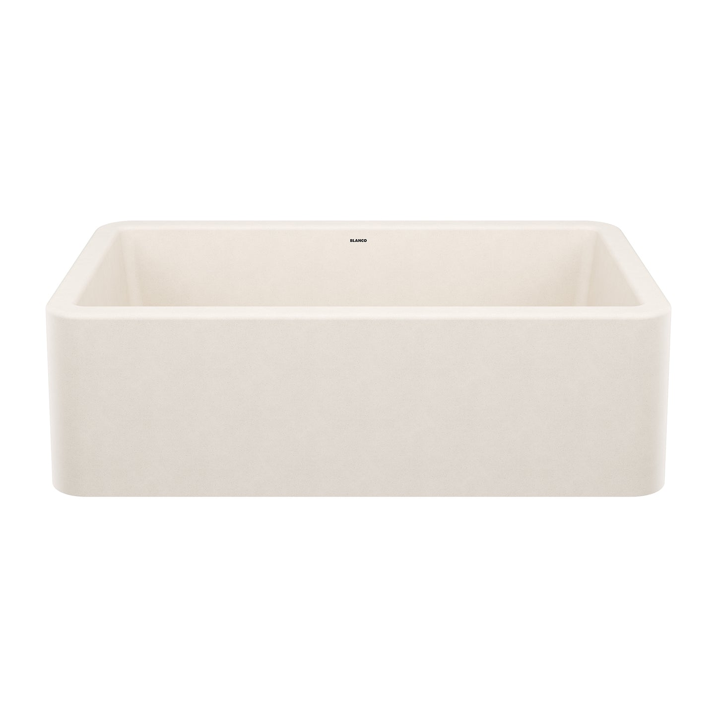 BLANCO 443077 Ikon Ikon SILGRANIT 33" Single Bowl Apron-Front Farmhouse Sink - Soft White in Soft White