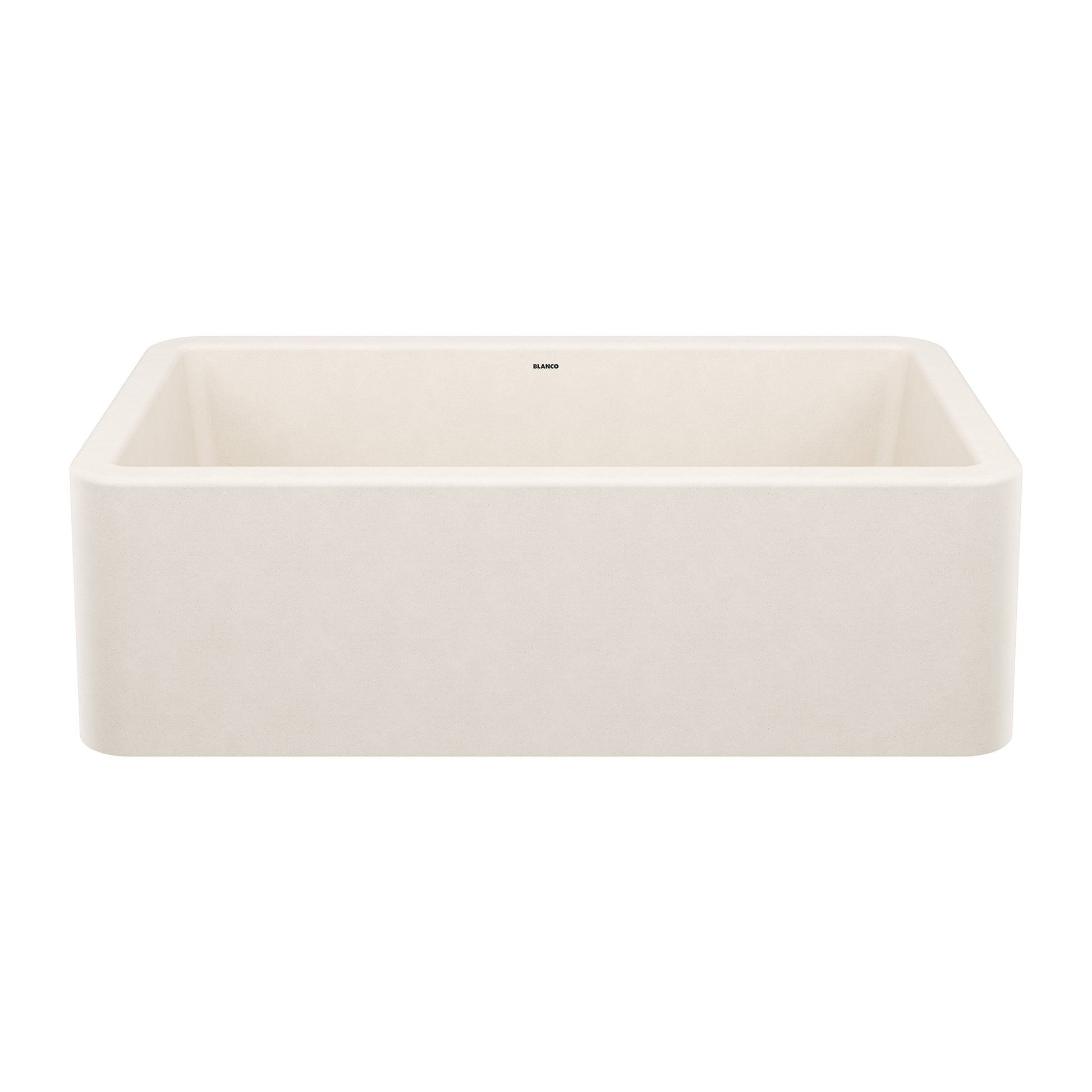 BLANCO 443077 Ikon Ikon SILGRANIT 33" Single Bowl Apron-Front Farmhouse Sink - Soft White in Soft White