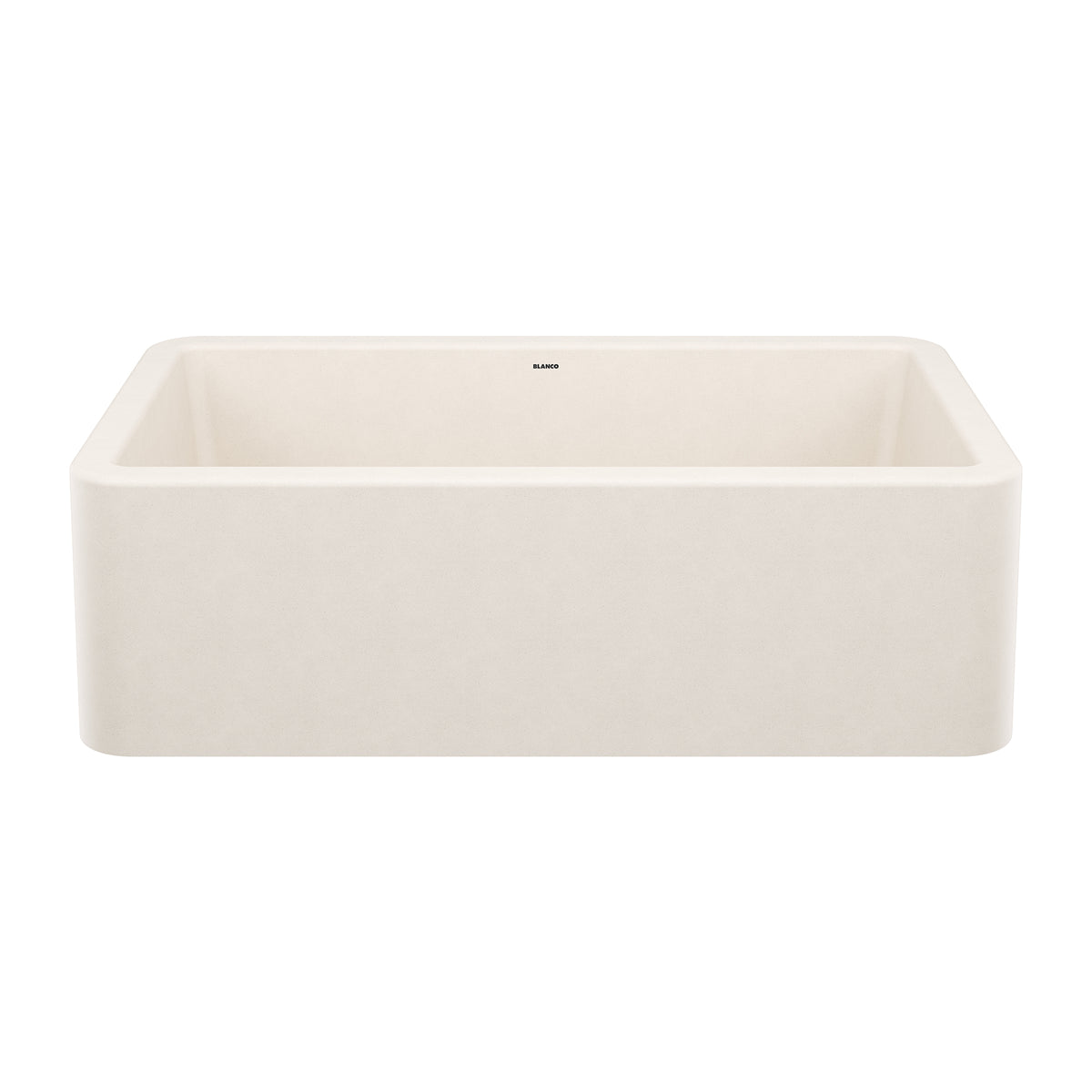 BLANCO 443077 Ikon Ikon SILGRANIT 33" Single Bowl Apron-Front Farmhouse Sink - Soft White in Soft White