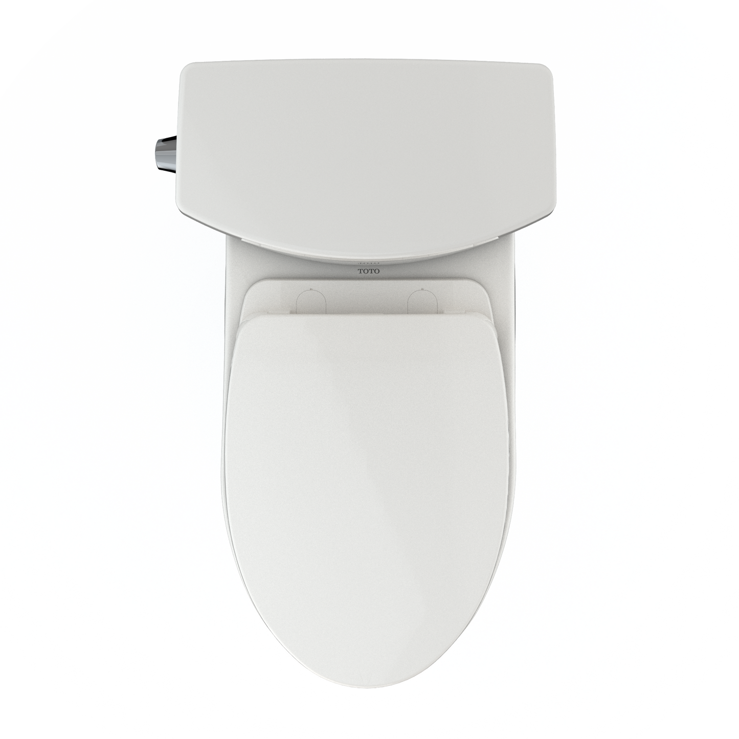 TOTO MS474124CUFG#11 Vespin II 1G Two-Piece Elongated 1.0 GPF Universal Height Toilet with CEFIONTECT and SS124 SoftClose Seat , Colonial White