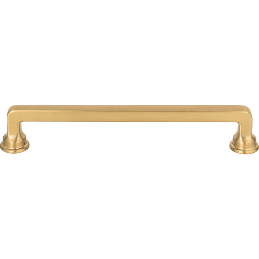 ATLAS A104-WB Oskar 6 5/16" Center to Center Bar Pull - Warm Brass