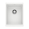 BLANCO 513422 Precis Precis SILGRANIT 13" Undermount Bar Sink - White in White