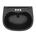 TOTO LPT242.4#51 Prominence Oval Basin Pedestal Bathroom Sink For4 Inch Center Faucets - Ebony