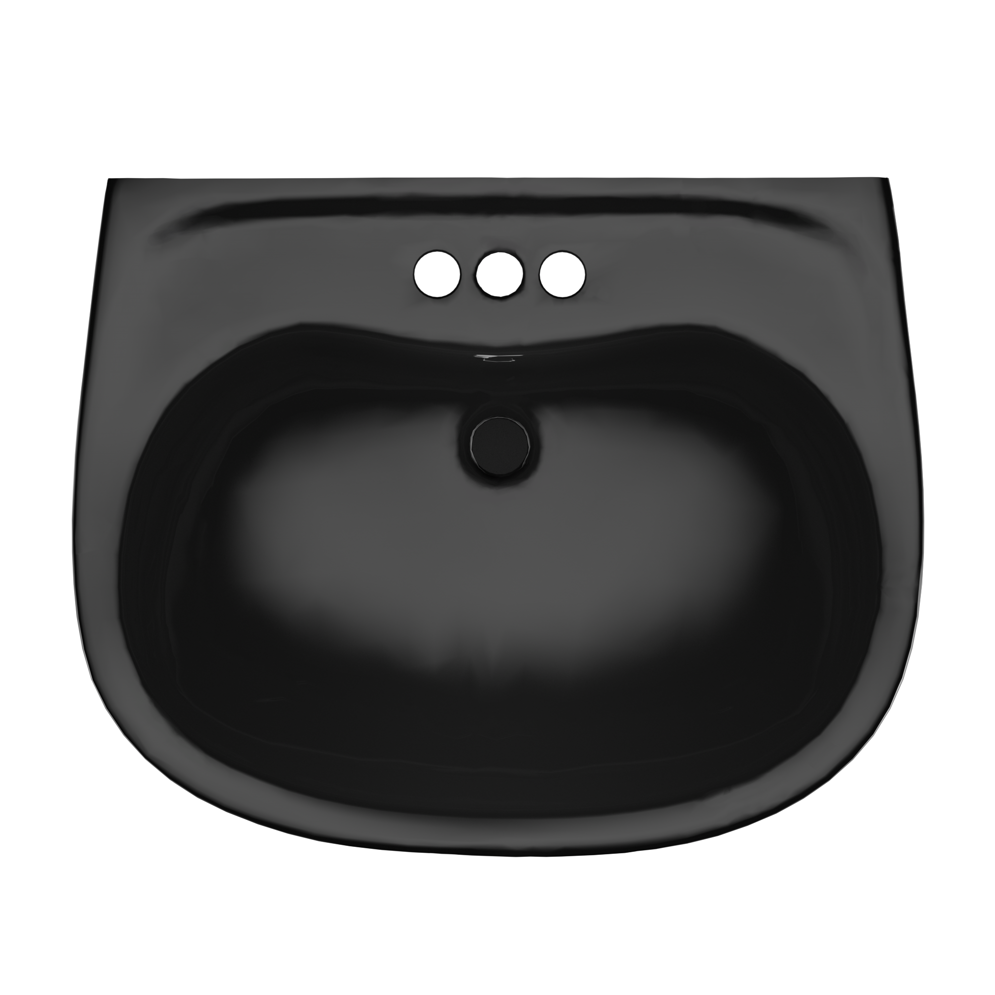 TOTO LPT242.4#51 Prominence Oval Basin Pedestal Bathroom Sink For4 Inch Center Faucets - Ebony