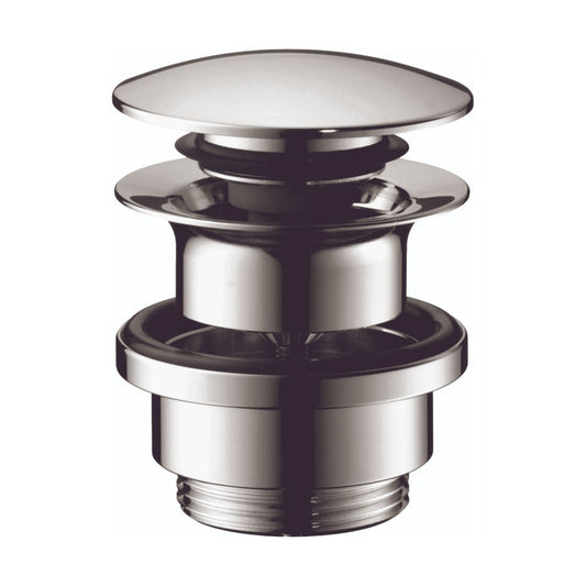 HANSGROHE 50100101  Push-Open Sink Drain - Chrome