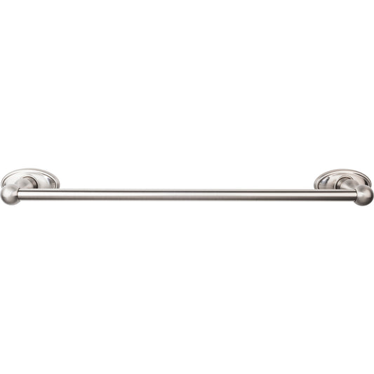 TOP KNOBS ED6BSNC TOP BATH (R) Edwardian Bath Single 20 1/2" Wall Mounted Towel Bar - Brushed Satin Nickel