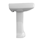 TOTO LPT972.8#01 Guinevere 24-3/8" x 19-7/8" Rectangular Pedestal Bathroom Sink for 8 Inch Center Faucets , Cotton White