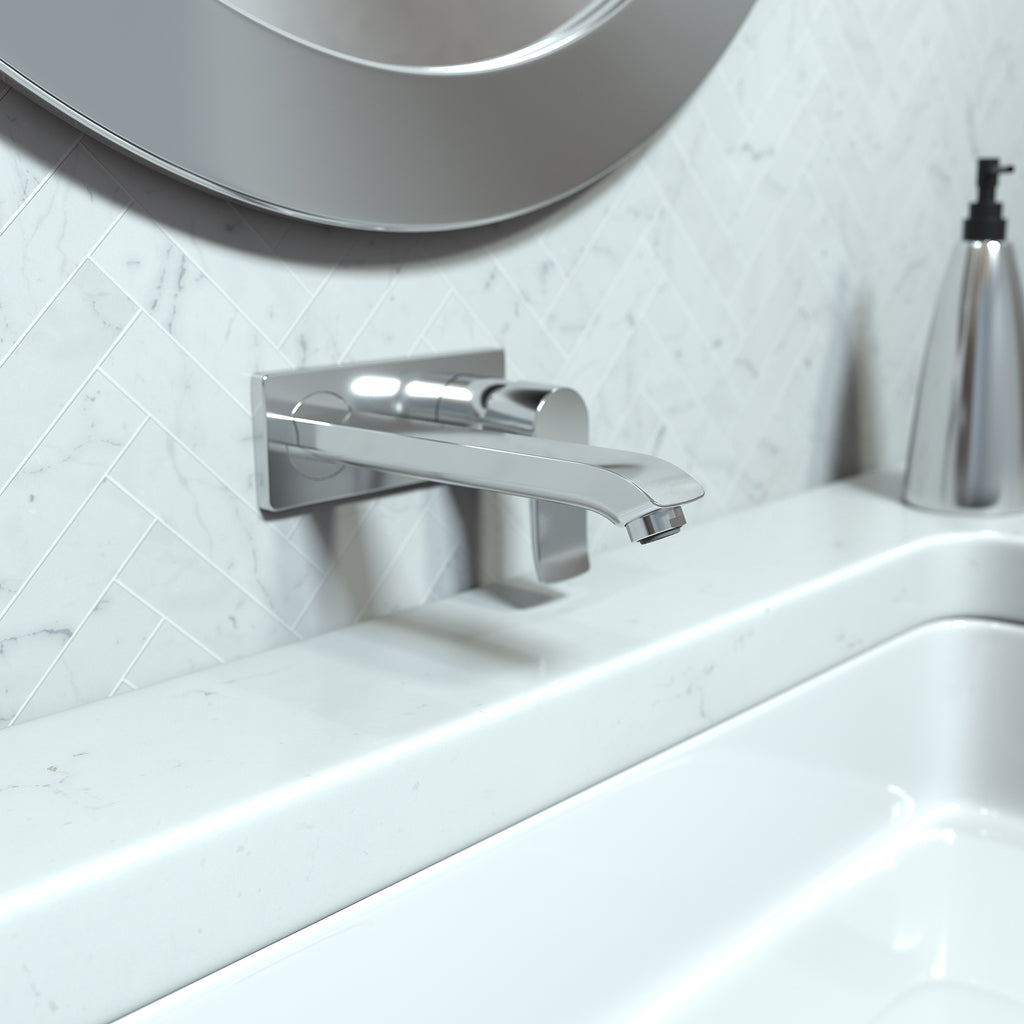 HANSGROHE 31086001 Metris Wall-Mounted Single-Handle Faucet Trim, 1.2 GPM - Chrome