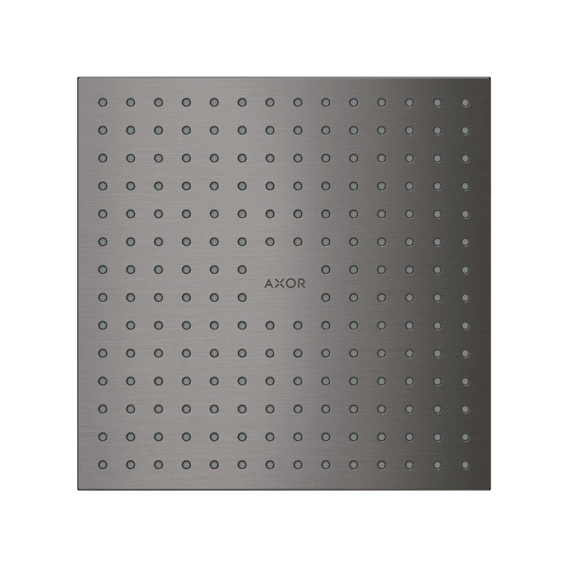 AXOR 35315341 ShowerSolutions Showerhead 250 Square 2-Jet, 1.75 GPM - Brushed Black Chrome