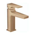 HANSGROHE 32506141 Metropol Single-Hole Faucet 110 with Lever Handle and Pop-Up Drain, 1.2 GPM - Brushed Bronze