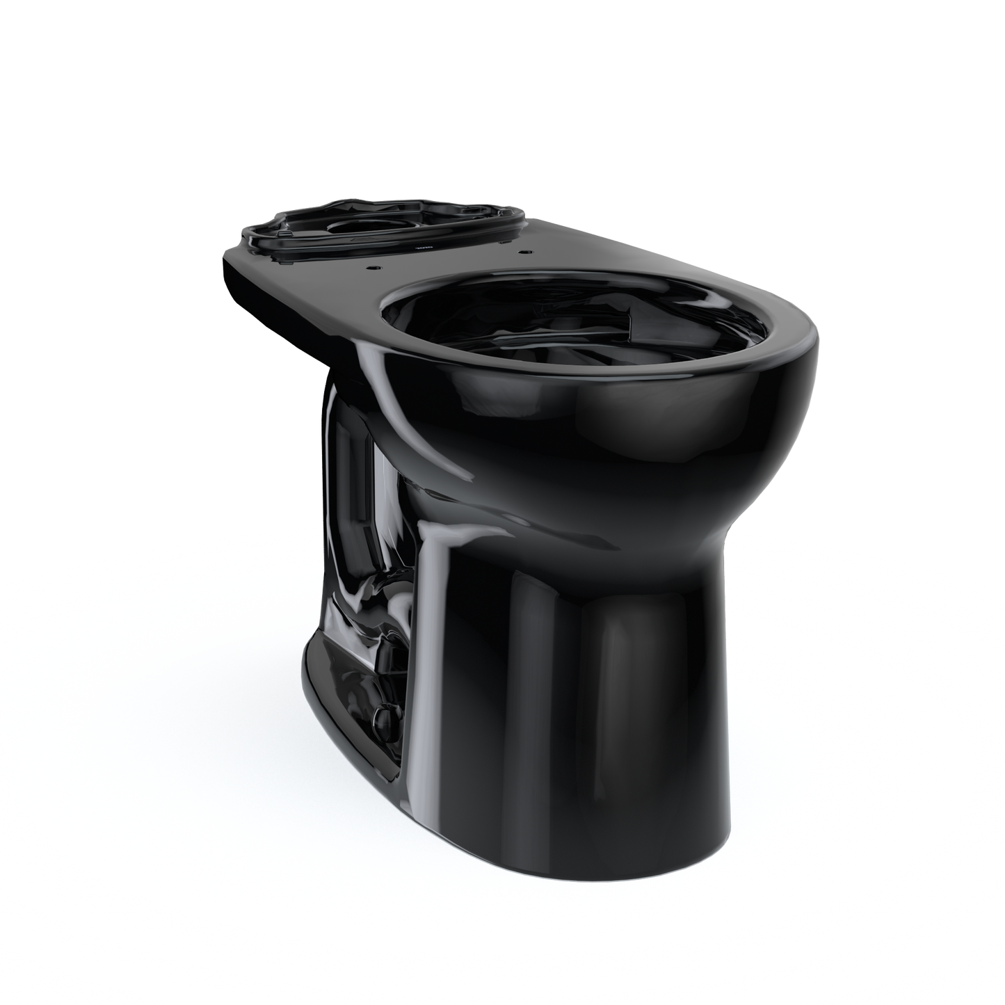 TOTO C775CEF#51 Drake Round Tornado Flush Toilet Bowl - Ebony