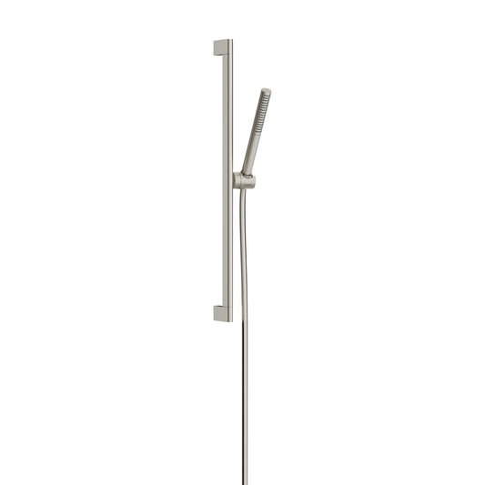 HANSGROHE 24373821 Pulsify S Wallbar Set 100 1-Jet 24", 1.75 GPM in Brushed Nickel