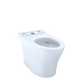 TOTO CT446CEFGN#01 Aquia IV Elongated Universal Height Skirted Toilet Bowl with CEFIONTECT , Cotton White