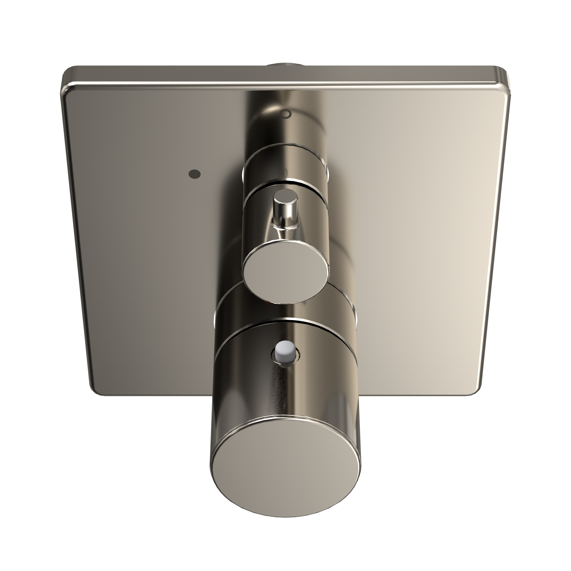 TOTO TBV02403U#PN Square Thermostatic Mixing Valve With Volume Control Shower Trim - Polished Nickel