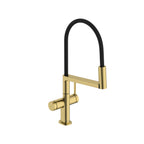HANSGROHE 72861251 Talis N Semi-Pro PowderSpray Kitchen Faucet 1.75 GPM - Brushed Gold Optic