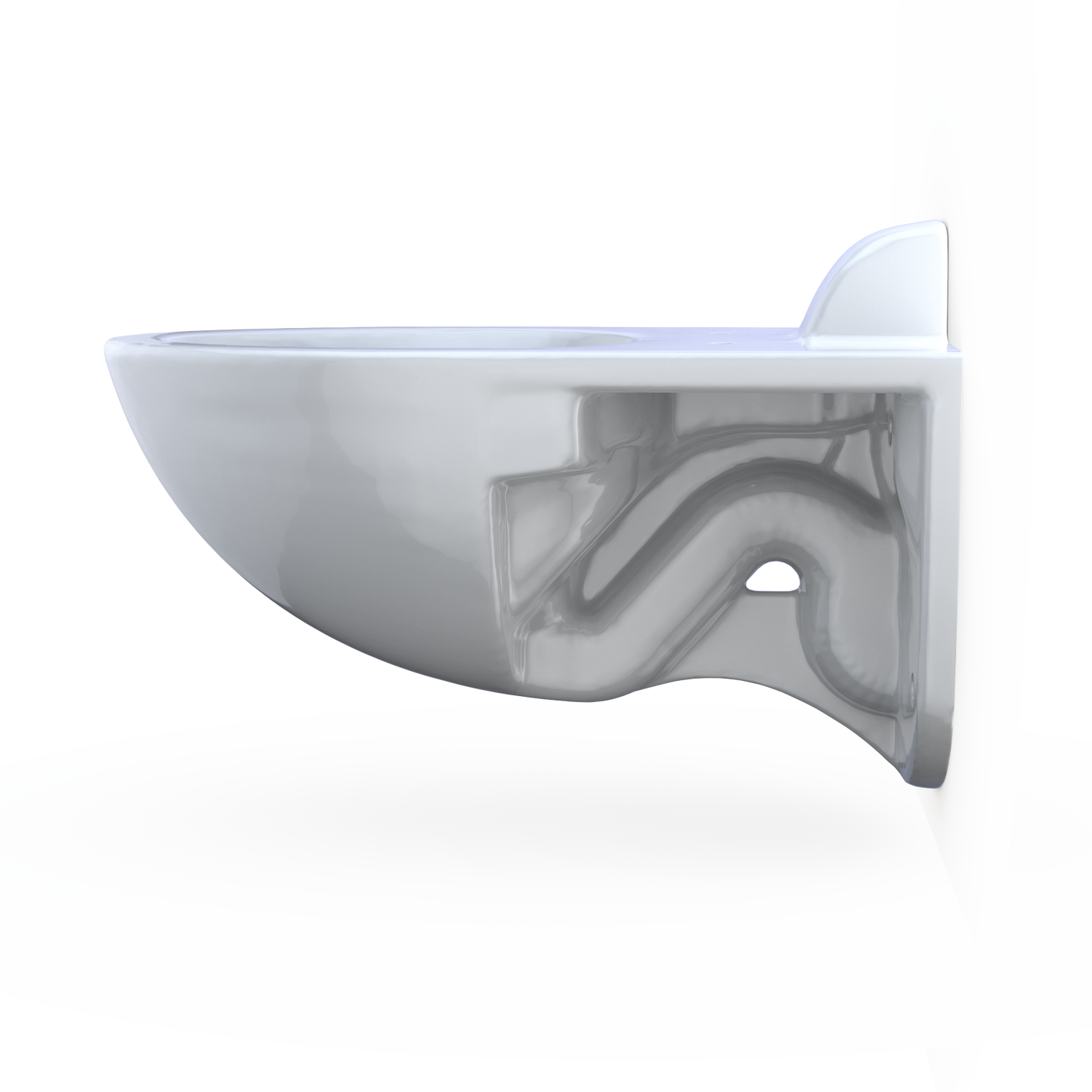 TOTO CT728CUV#01 Tornado Flush Commercial Flushometer Wall-Mounted Toilet - Cotton White