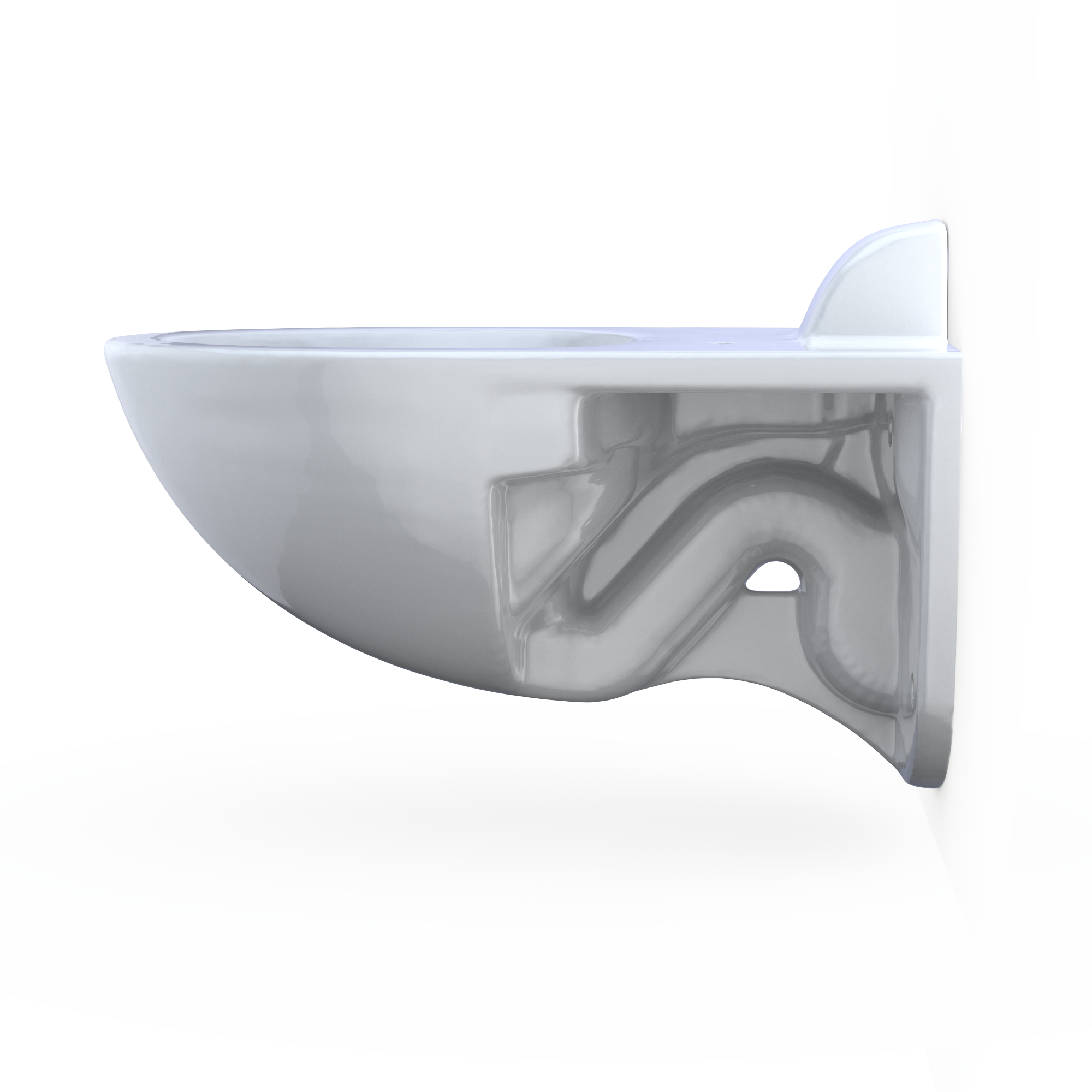 TOTO CT728CUV#01 Tornado Flush Commercial Flushometer Wall-Mounted Toilet - Cotton White