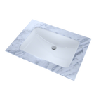 TOTO LT540G#01 21-1/4" X 14-3/8" Large Rectangular Undermount Bathroom Sink With Cefiontect - Cotton White
