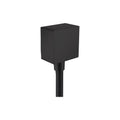 AXOR 36732671 ShowerSolutions Wall Outlet Square with Check Valves - Matte Black