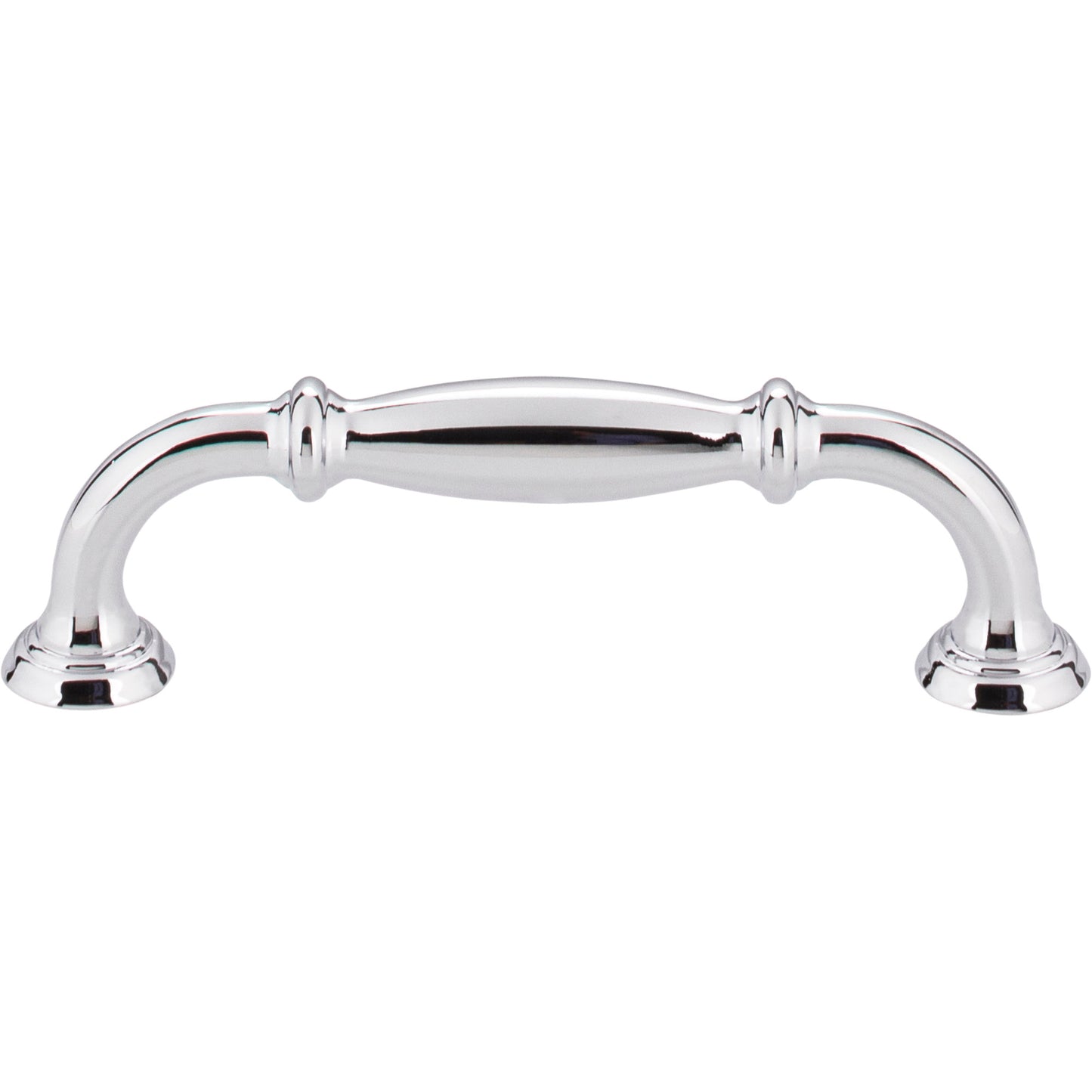 JEFFREY ALEXANDER 658-96PC Tiffany 96 mm Center-to-Center Bar Pull - Polished Chrome