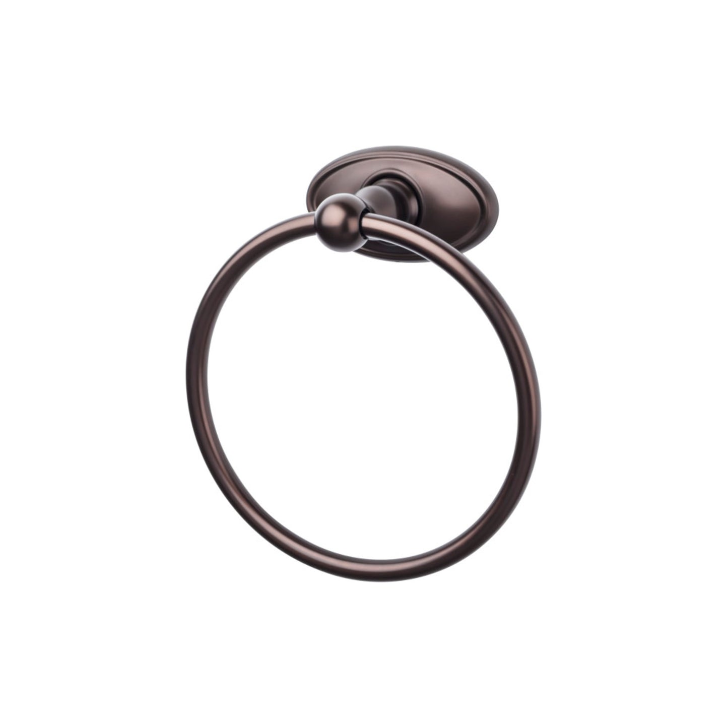 TOP KNOBS ED5ORBC TOP BATH (R) Edwardian Bath Towel Ring - Oil Rubbed Bronze