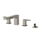 TOTO TBG10202U#PN Gb Two-Handle Deck-Mount Roman Tub Filler Trim With Handshower - Polished Nickel