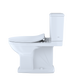 TOTO MS494234CEMFG#01 Connelly Two-Piece Elongated Dual Flush 1.28 and 0.9 GPF Toilet with CEFIONTECT , Cotton White