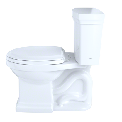TOTO CST404CUFG#01 Promenade Ii 1G Two-Piece Elongated 1.0 Gpf Universal Height Toilet With Cefiontect - Cotton White