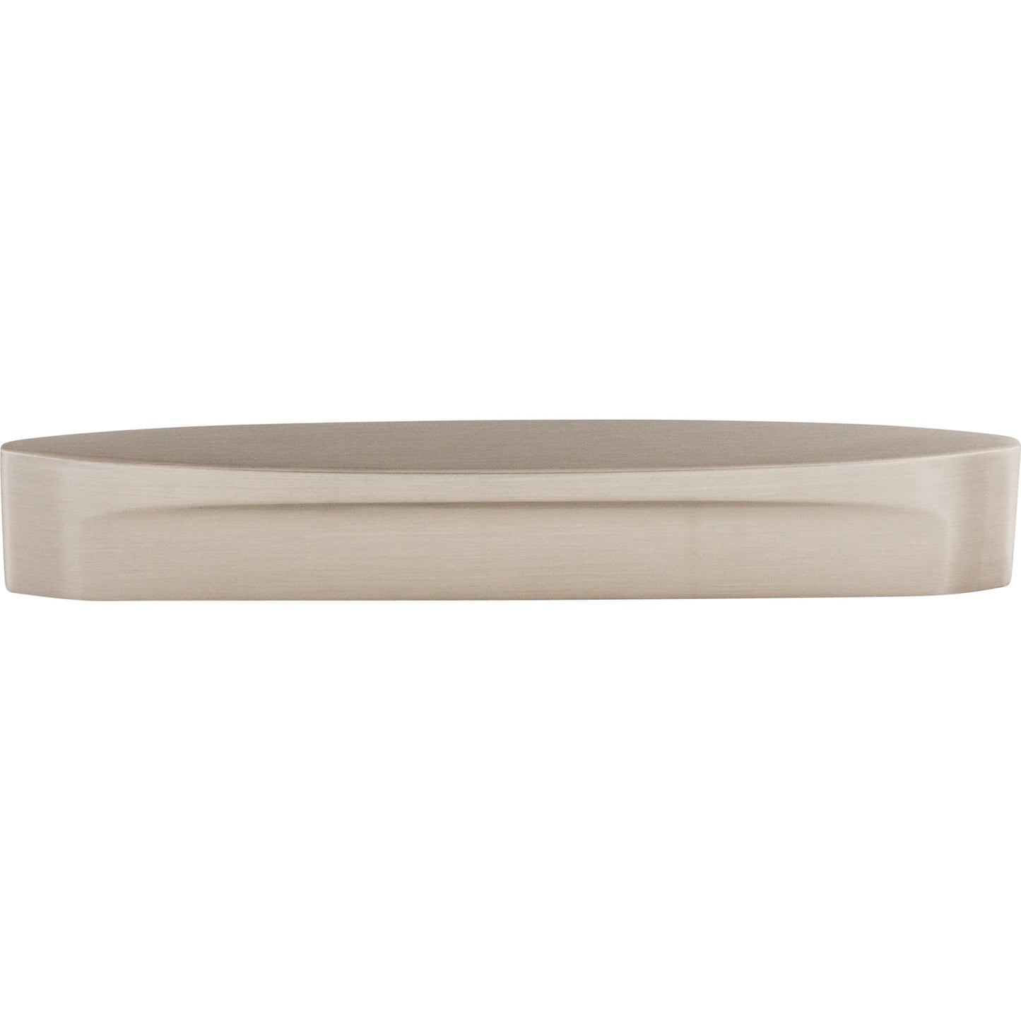 TOP KNOBS TK75BSN Oval Long Slot 5" Center to Center Bar Pull - Brushed Satin Nickel