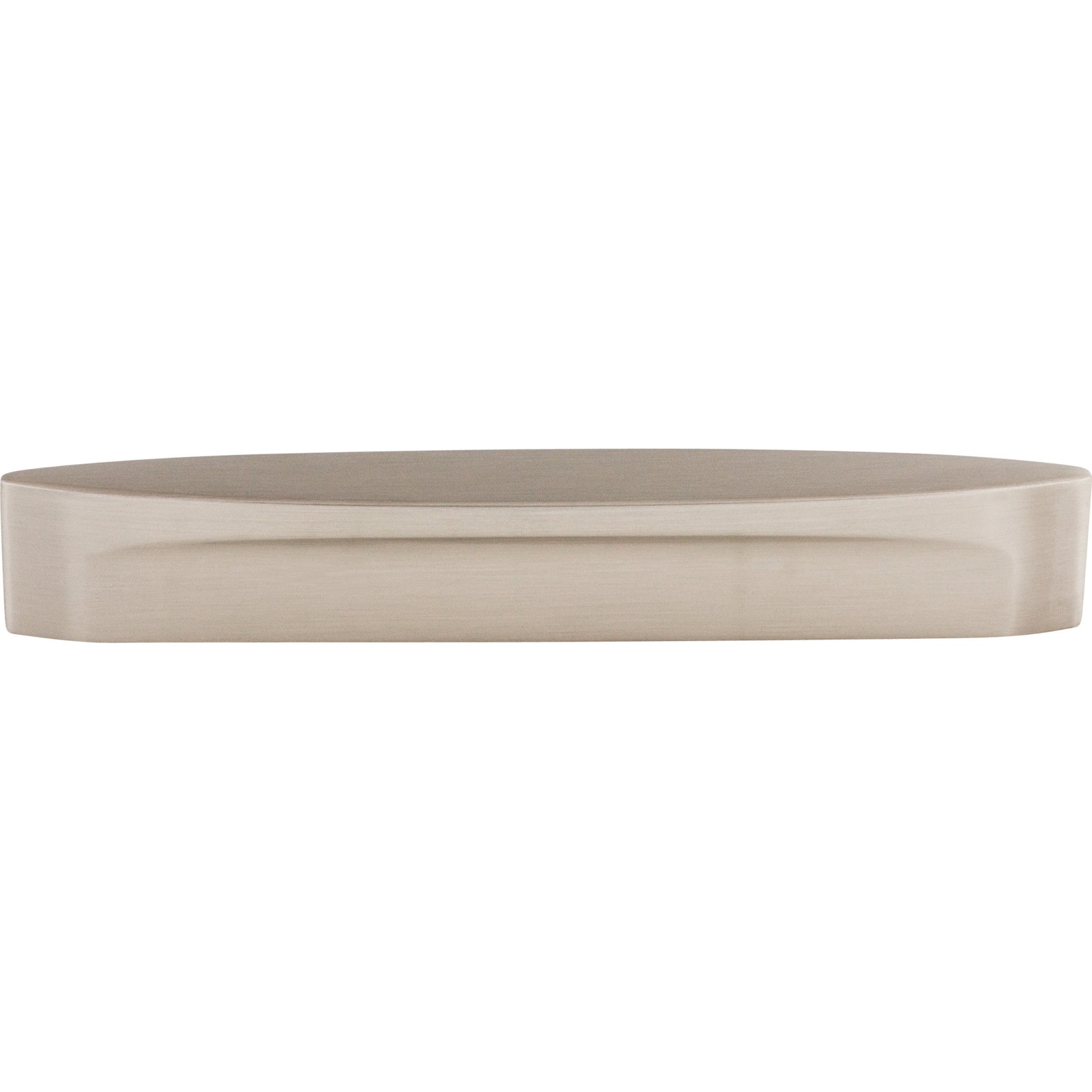 TOP KNOBS TK75BSN Oval Long Slot 5" Center to Center Bar Pull - Brushed Satin Nickel