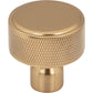 TOP KNOBS TK3261HB Garrison 1 1/4" Length Round Knob - Honey Bronze