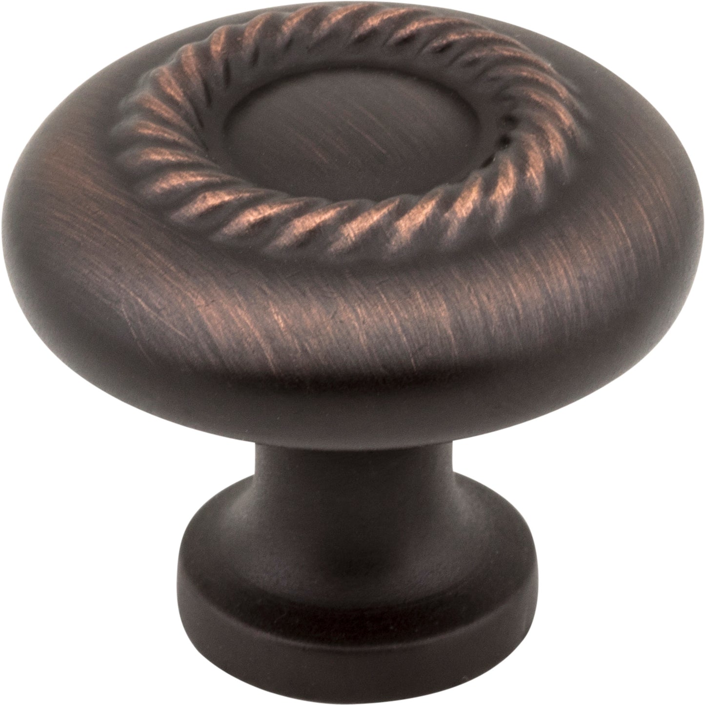 JEFFREY ALEXANDER Z117-DBAC Lenoir 1-1/4" Diameter Mushroom Knob , Brushed Oil Rubbed Bronze