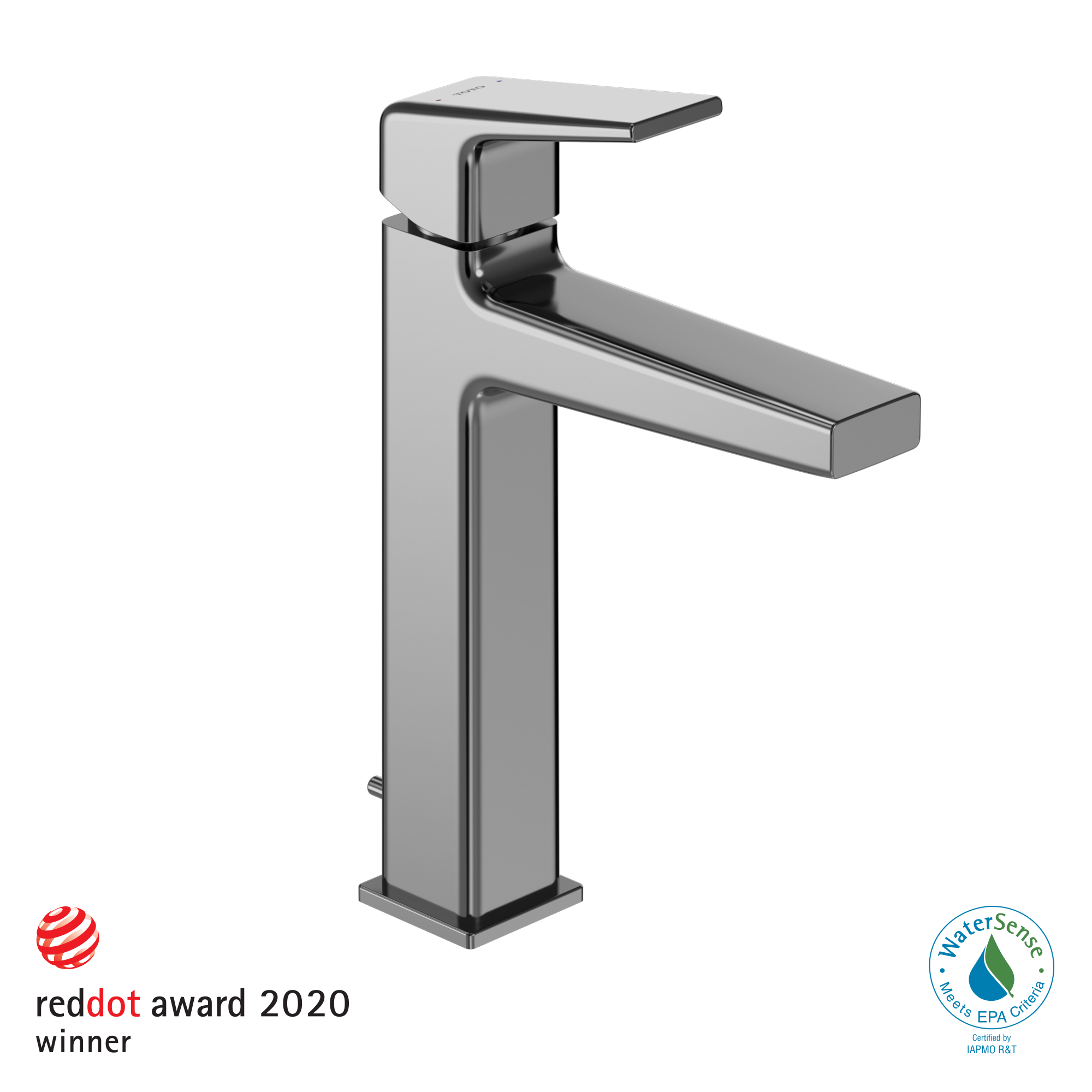 TOTO TLG10303U#CP Gb 1.2 Gpm Single Handle Semi-Vessel Bathroom Sink Faucet With Comfort Glide Technology - Polished Chrome