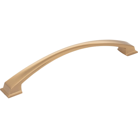 JEFFREY ALEXANDER 944-192SBZ Roman 192 mm Center-to-Center Arch Pull - Satin Bronze