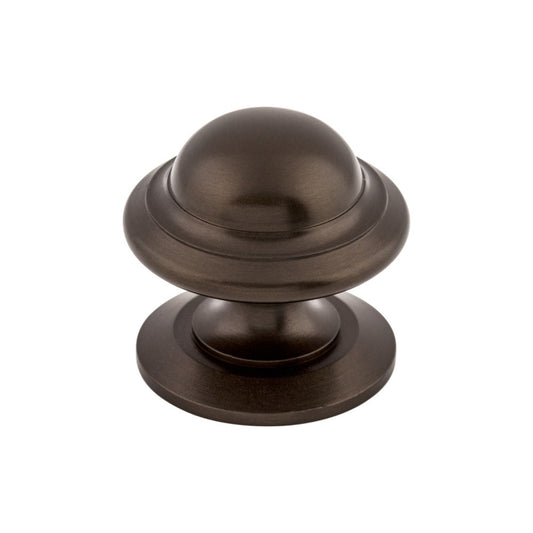 TOP KNOBS M768 Empress 1 3/8" Diameter Round Knob - Oil Rubbed Bronze