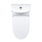 TOTO MW6464726CEMFGN#01 WASHLET+ Aquia IV One-Piece Elongated Dual Flush 1.28 and 0.9 GPF Toilet with S7 Contemporary Electric Bidet Seat , Cotton White