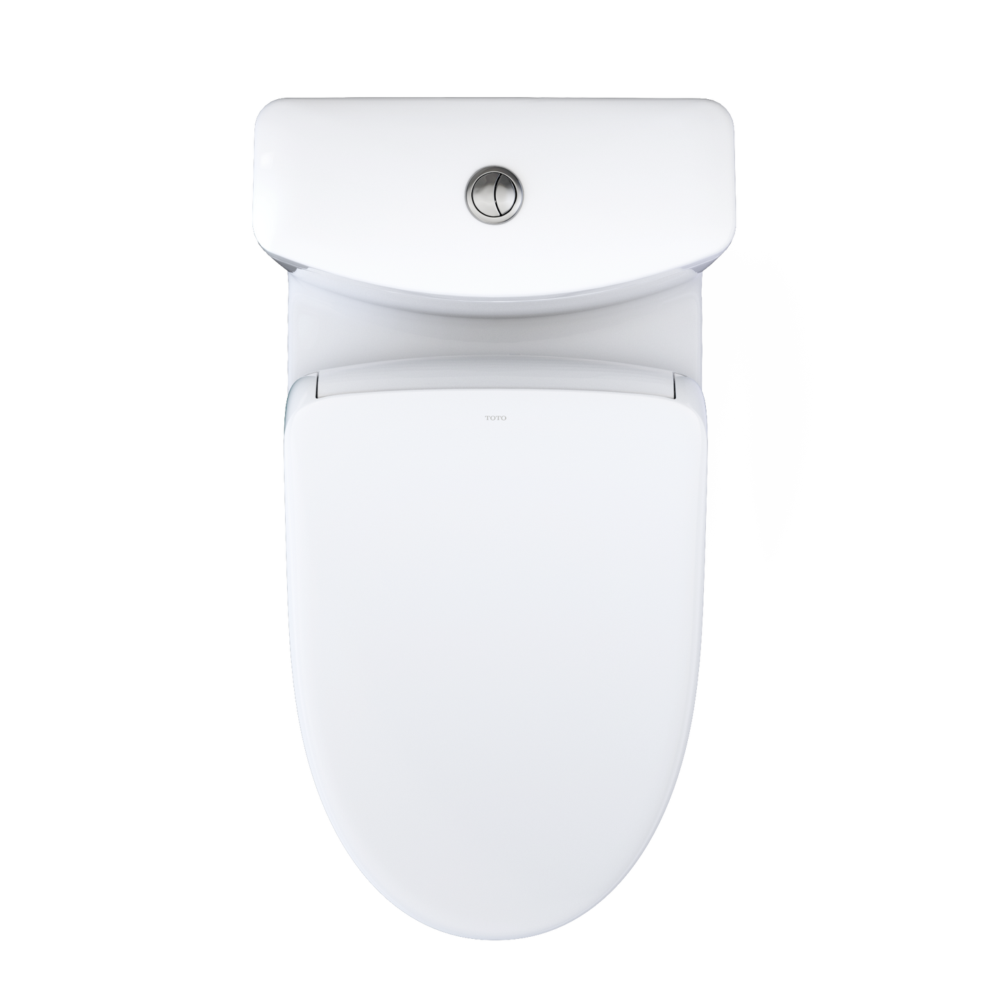 TOTO MW6464726CEMFGN#01 WASHLET+ Aquia IV One-Piece Elongated Dual Flush 1.28 and 0.9 GPF Toilet with S7 Contemporary Electric Bidet Seat , Cotton White