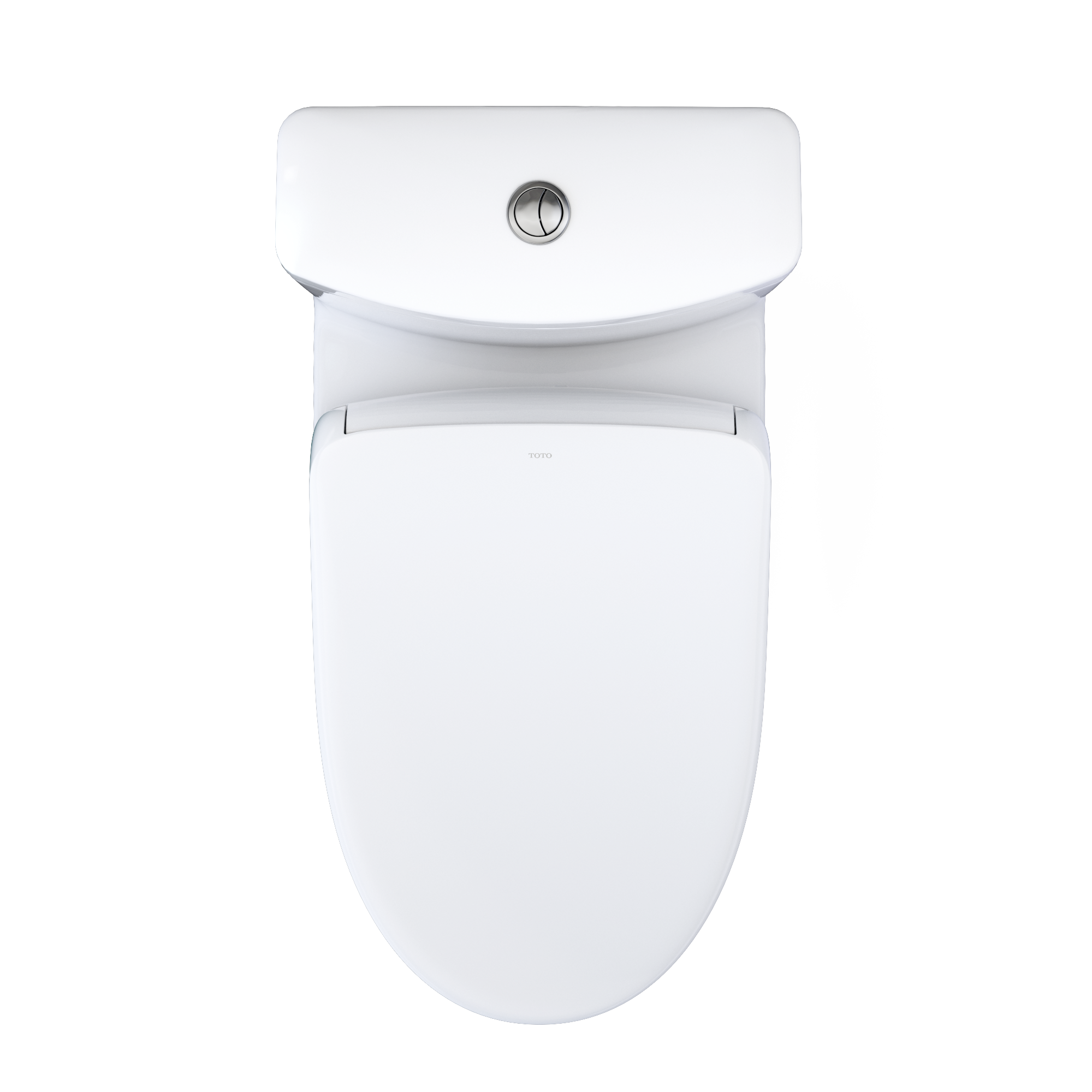 TOTO MW6464736CEMFGN#01 Washlet+ Aquia Iv One-Piece Elongated Dual Flush 1.28 And 0.9 Gpf Toilet With S7A Contemporary Electric Bidet Seat - Cotton White