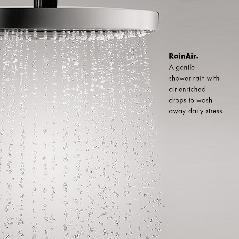 HANSGROHE 04909000 Croma Pressure Balance Shower Set with Rough, 2.0 GPM - Chrome