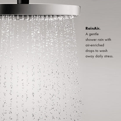 HANSGROHE 04909820 Croma Pressure Balance Shower Set with Rough, 2.0 GPM - Brushed Nickel
