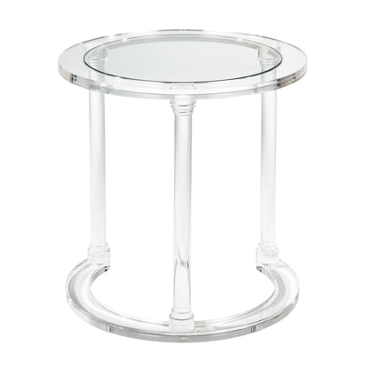 ELK SIGNATURE H0015-9104/S2 Jacobs Nesting Table - Set of 2 Round Clear