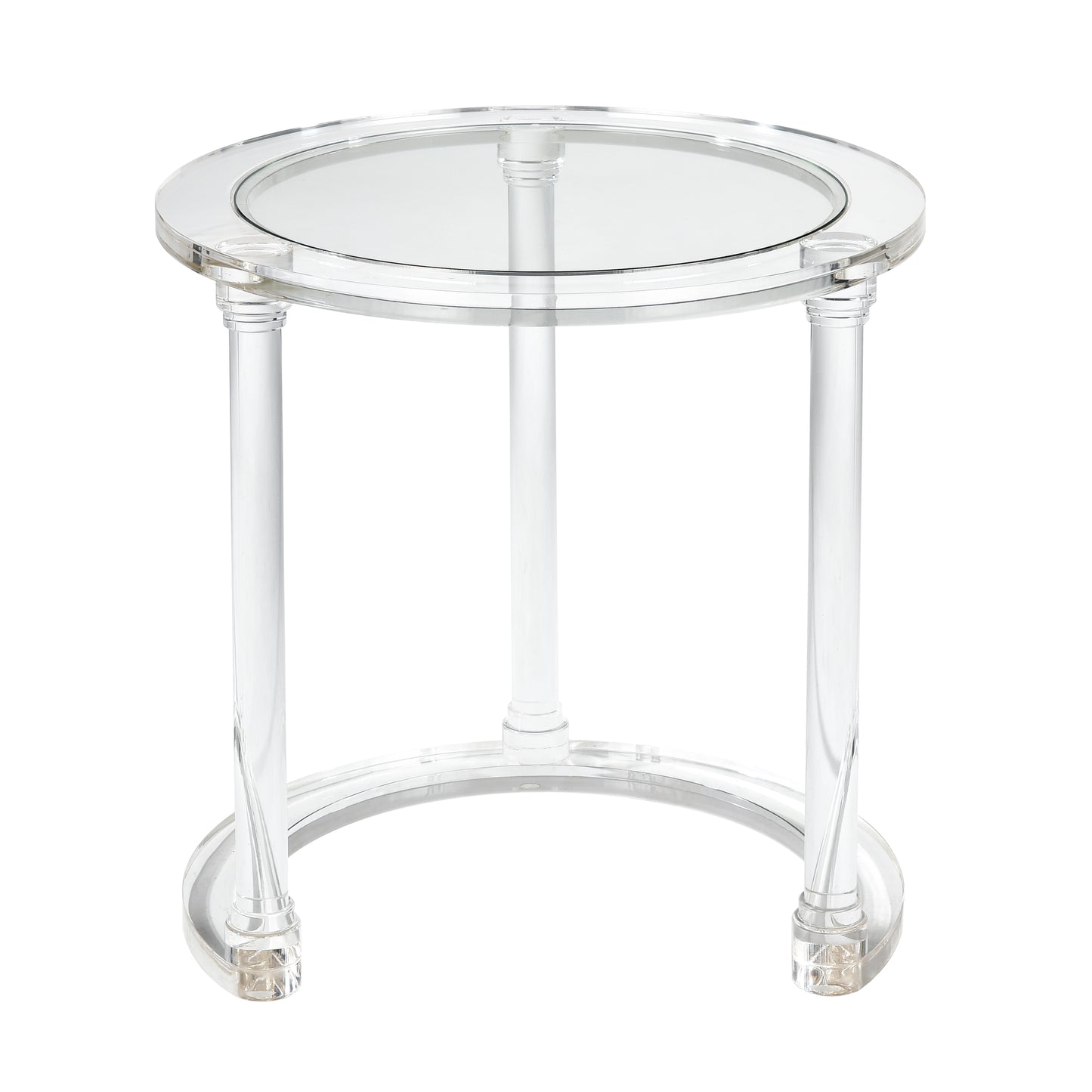 ELK SIGNATURE H0015-9104/S2 Jacobs Nesting Table - Set of 2 Round Clear