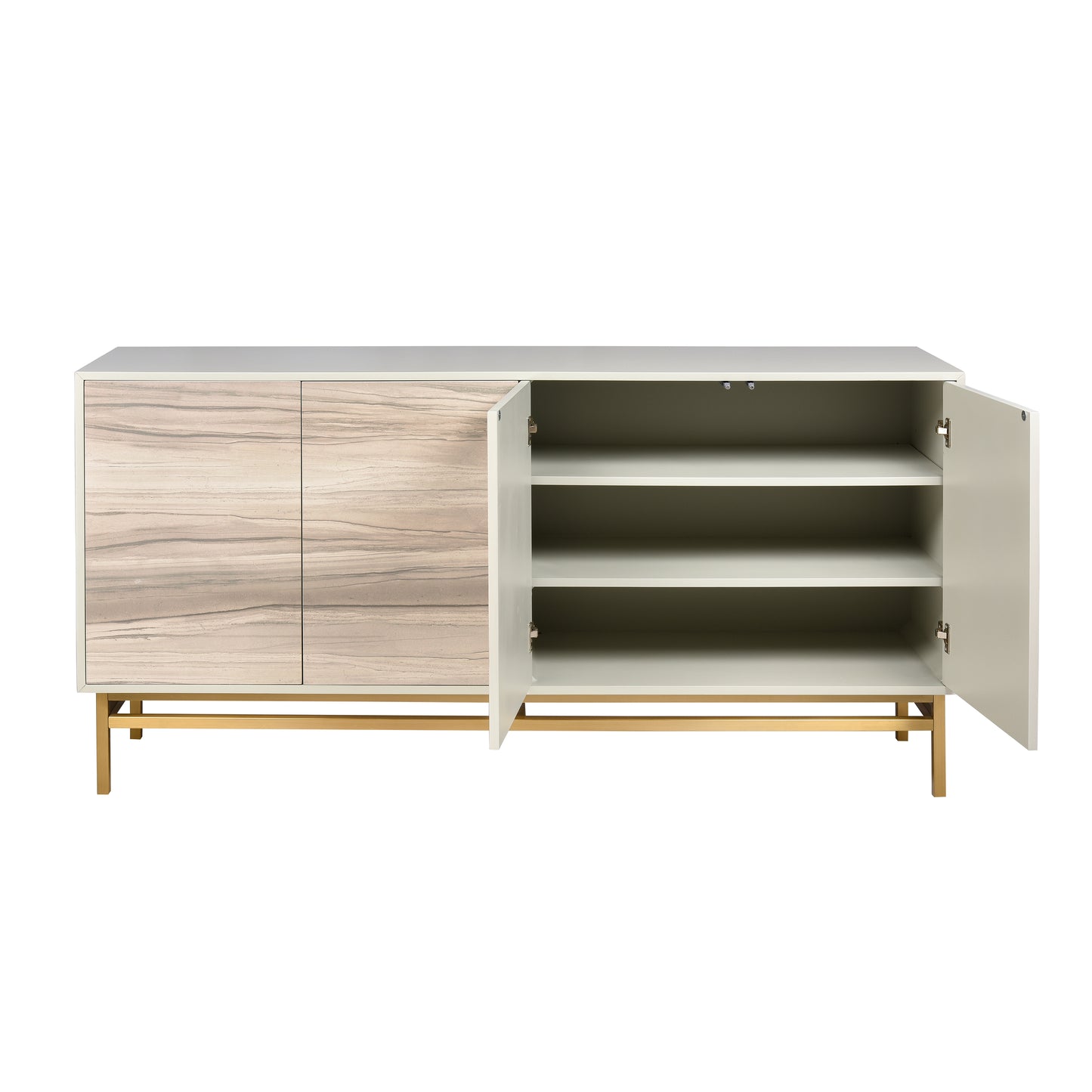 ELK SIGNATURE H0015-9938 Reynolds Credenza - Almond