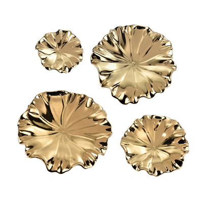 ELK SIGNATURE H0017-10426/S4 Petal Bowl - Set of 4 Gold