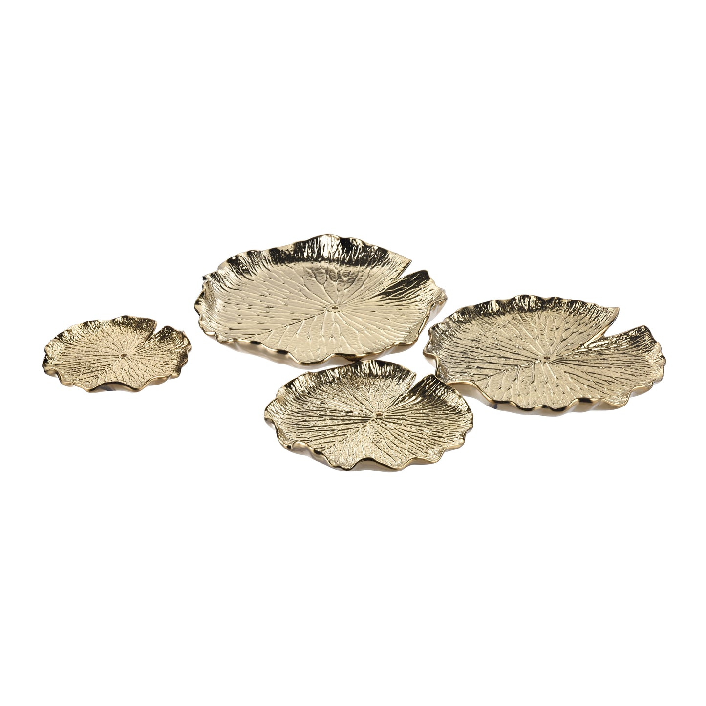 ELK SIGNATURE H0017-10427/S4 Lilypad Bowl - Set of 4 Gold